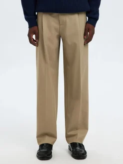 220-Loose Finn Flex Habitbukser, Greige, M