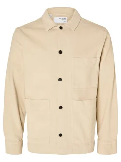 Loose Tony Overshirt, Oatmeal, S