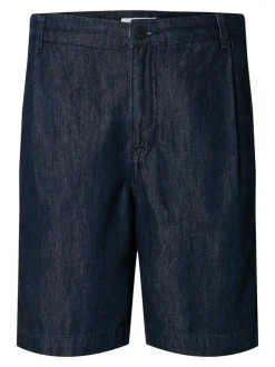 Loose-Nolan Shorts, Dark Blue Denim, M