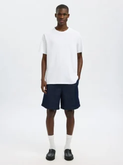 Loose-Nolan Shorts, Dark Blue Denim, M