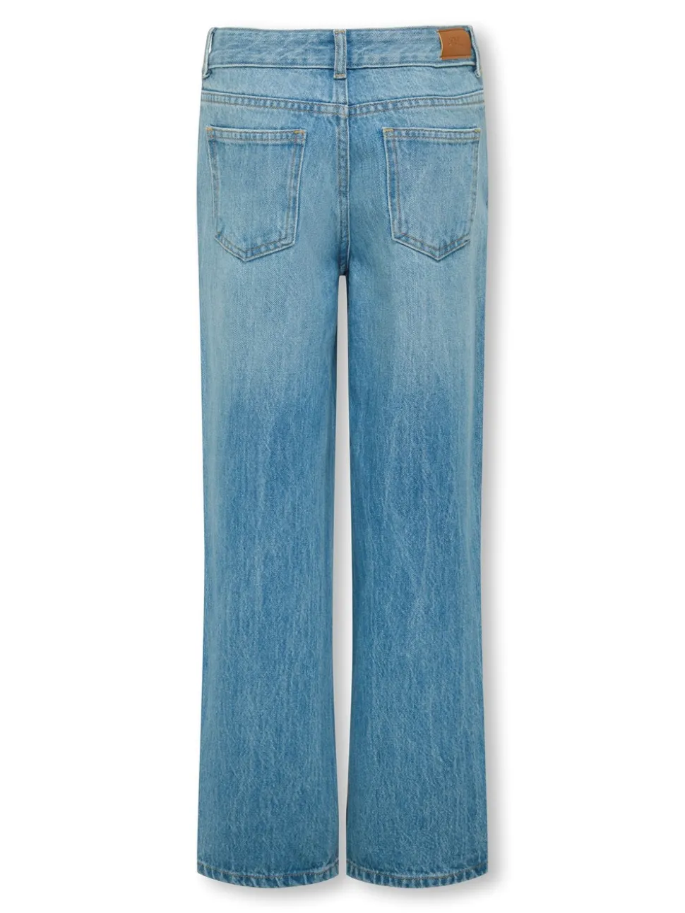 Lopez Wide Baggy Jeans, Medium Blue Denim, 140 cm