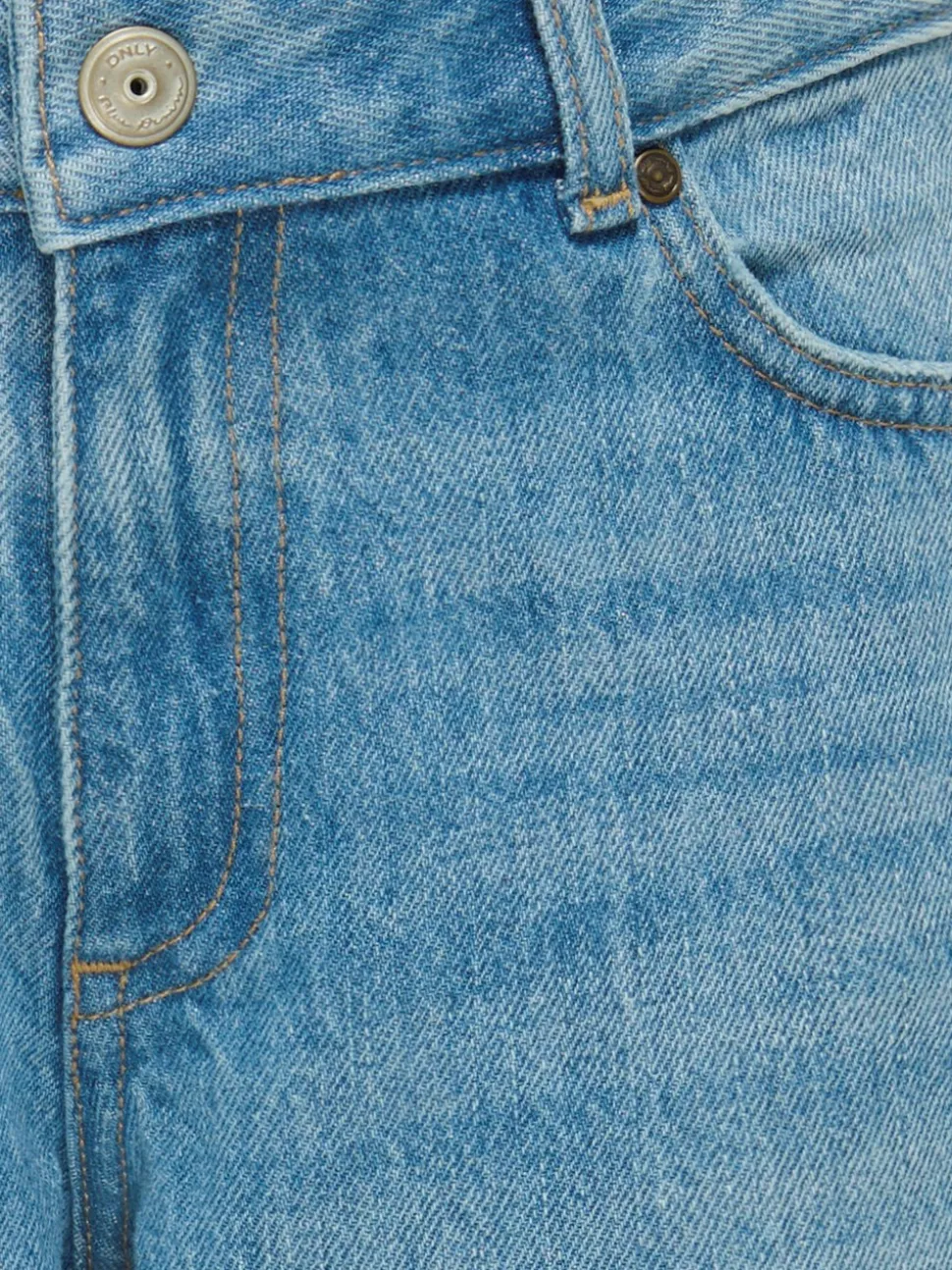 Lopez Wide Baggy Jeans, Medium Blue Denim, 140 cm