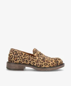 Loretta S Loafers, Leopard Suede, 40