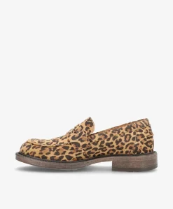 Loretta S Loafers, Leopard Suede, 40