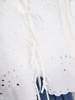 Lou Life Tie Vest, Bright White, L