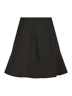 Loui Bedazzled Nederdel, Black, 34