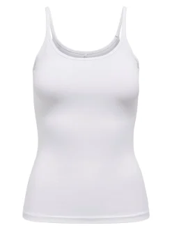 Love Strap Top, White, M