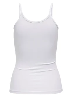 Love Strap Top, White, M