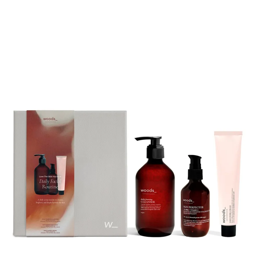 Love The Skin You're In Daily Facial Routine Gaveæske