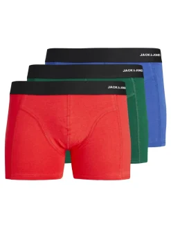 Lucas 3-pak Underbukser, Rød/Blå/Grøn, XXL