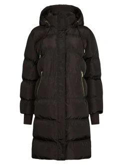 Lucette Puffer Jakke, Dark Brown, 36
