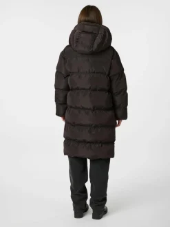 Lucette Puffer Jakke, Dark Brown, 36