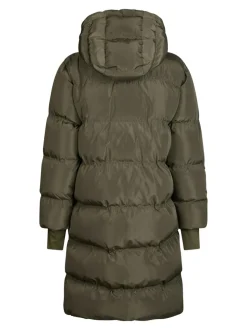 Lucette Puffer Jakke, Olive, 36