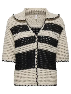 Lucie Cardigan, Ecru, XS