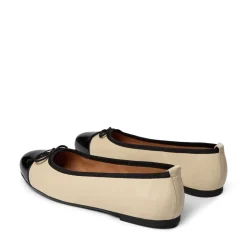 Lucy Ballerinasko, Beige/Black Patent, 37