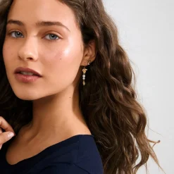 Luis 2-pak Øreringe, Gold Plated