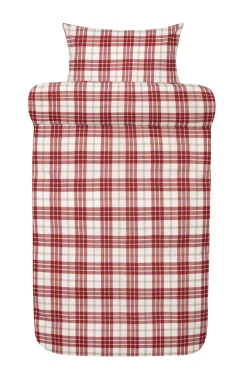 Lukas Flonel Sengetøj, Red, 140x200 cm