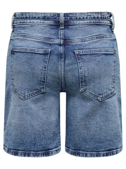 Lullu Tie Shorts, Dark Blue Denim, S