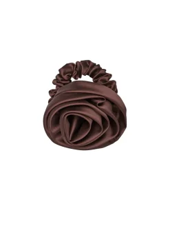 Luster Rosea Scrunchie, Brown Tortoise Shell