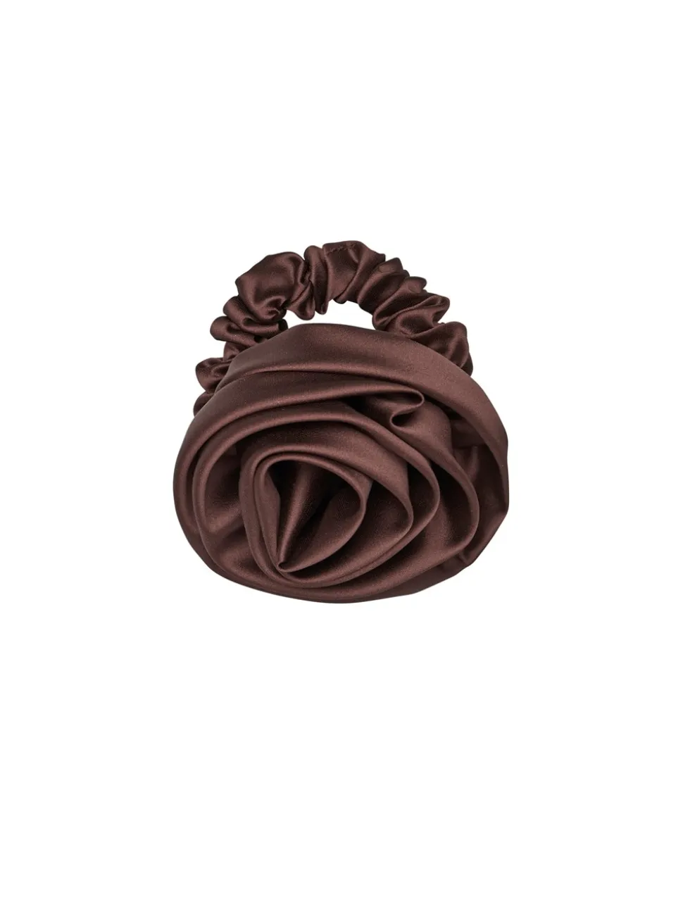 Luster Rosea Scrunchie, Brown Tortoise Shell