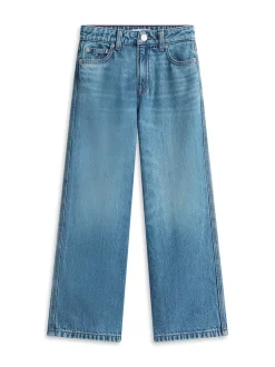 Mabel Wide Leg Jeans, Mediumused, 164 cm
