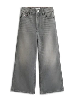 Mabel Wide Leg Jeans, Mid Grey, 152 cm