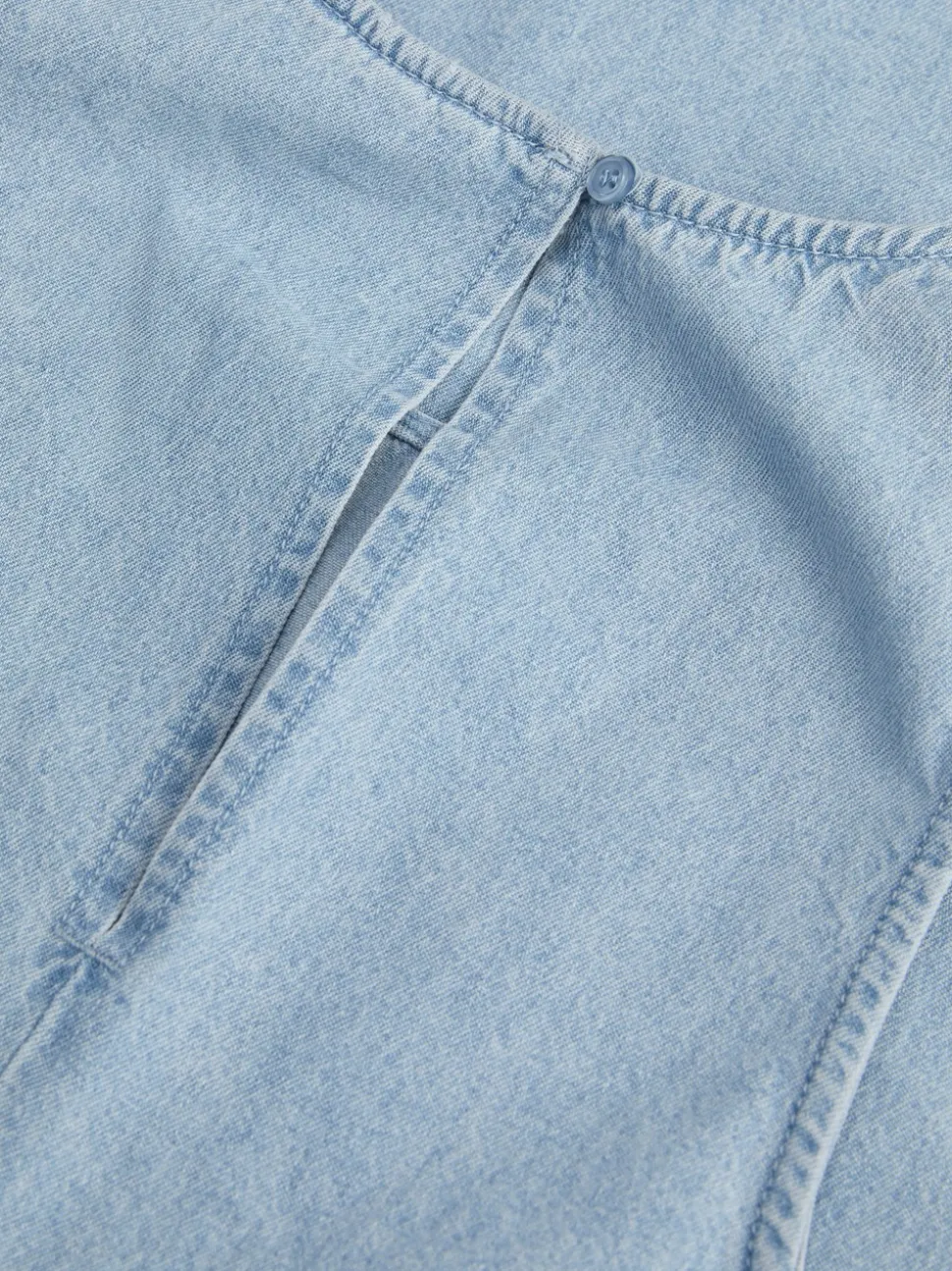 Macy Denim Kjole, Light Blue Denim, XL