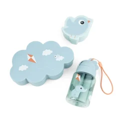 Madkasse & Snack Box & Flaske, Blue