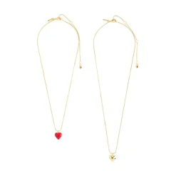 Maeve 2-pak Halskæde, Gold Plated, 36/42+9 cm