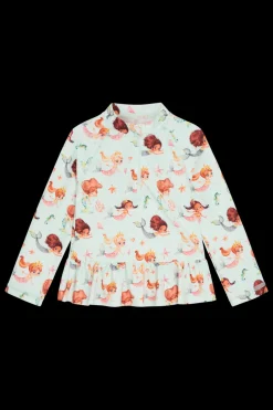 Maiak Badebluse, Wan Blue, 86-92 cm