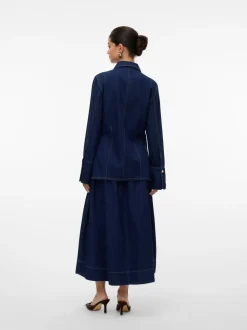 Maiken Nederdel, Dark Blue Denim, L