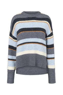 Makila Knit Sweater, Multi Stripe, M