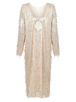 Maline Sequins Kjole, Rose Gold, 34