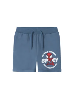 Mani Spider Sweat Shorts, Blue Mirage, 92 cm