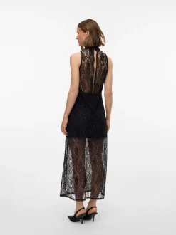 Manja Halter Kjole, Black, S