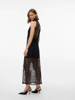 Manja Halter Kjole, Black, S