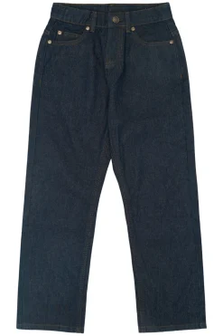 Marchall Loose Fit Jeans, Dark Blue Denim, 134-140 cm