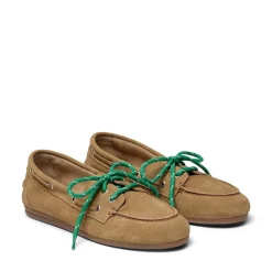 Marin Lace Sejlersko, Taupe Suede/Green, 42