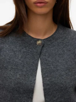 Marina Cardigan, Dark Grey Melange, M