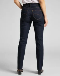 Marion Straight Jeans, Rinse, W33/L31