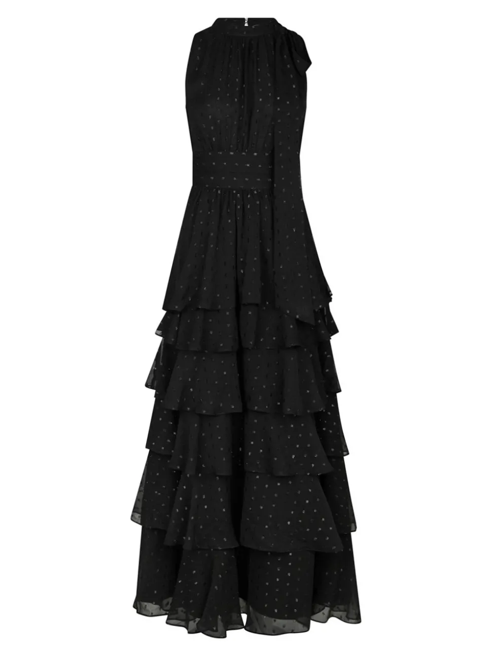 Marli Glitz Kjole, Black, 38