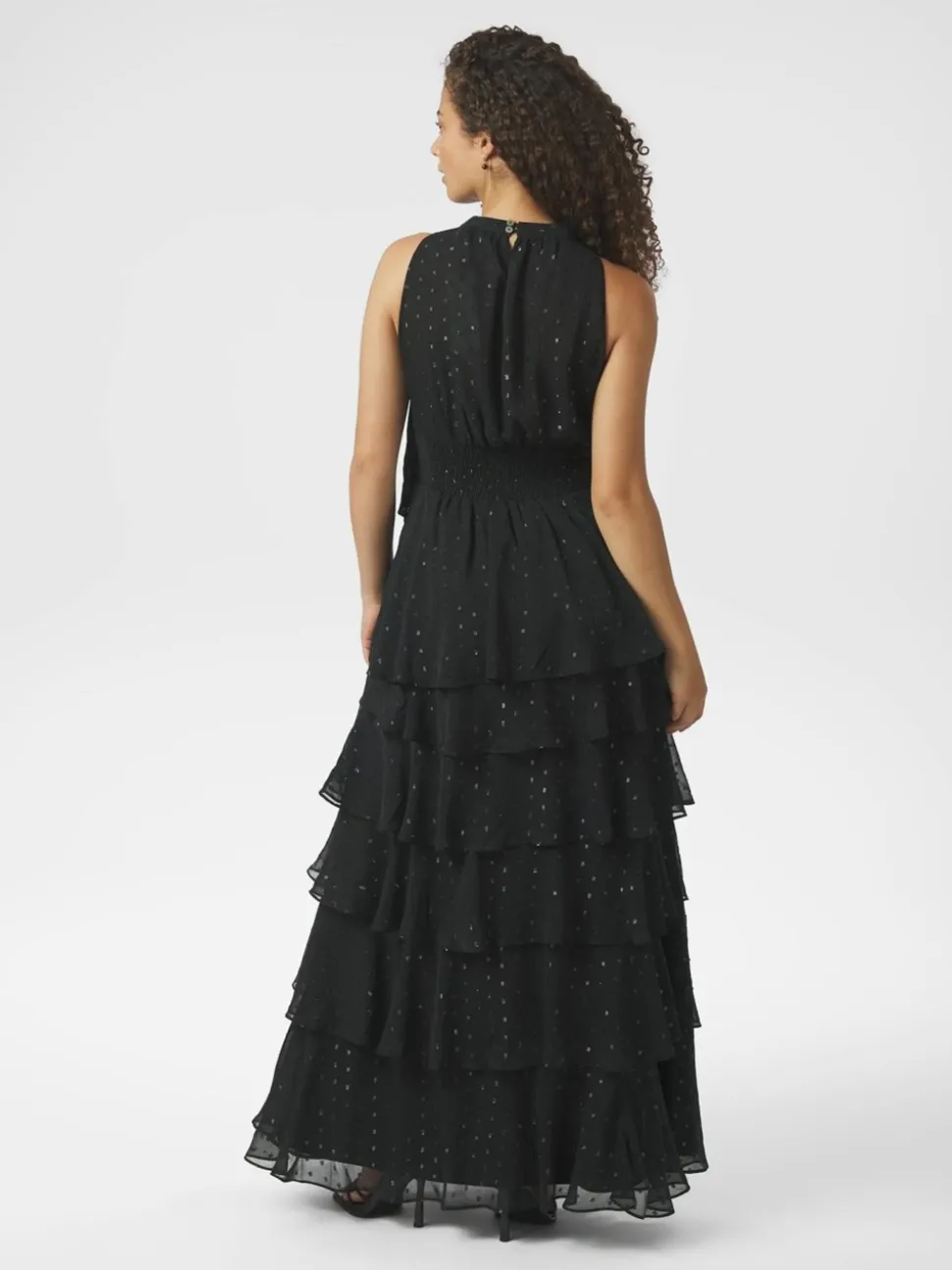 Marli Glitz Kjole, Black, 38