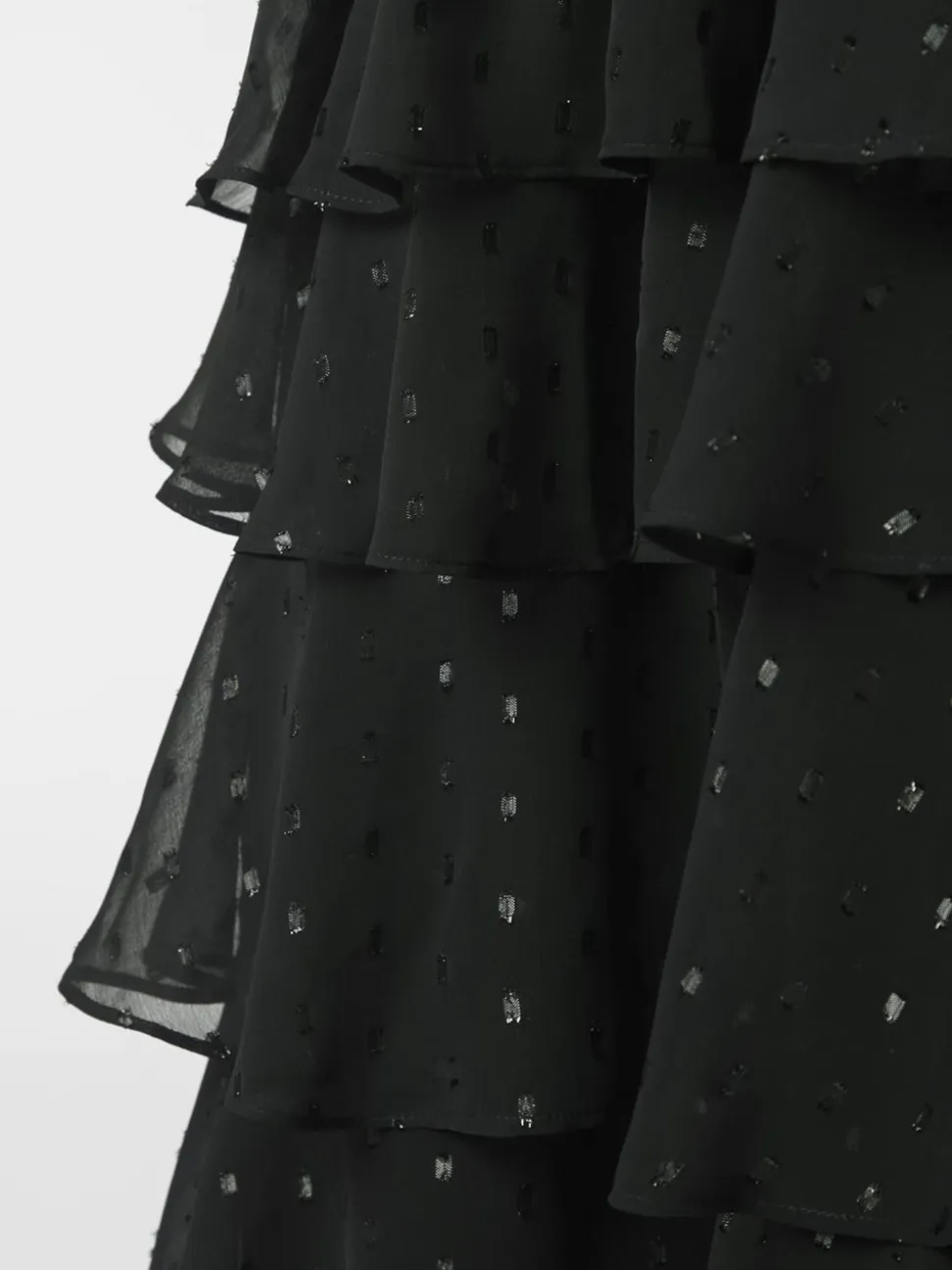 Marli Glitz Kjole, Black, 38