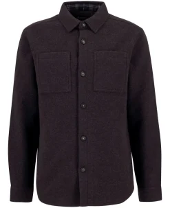 Marlow Tailored Overshirt, Dark Oak, L