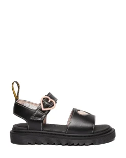 Marlowe Hearts J Sandaler, Black/Powder Pink, 31