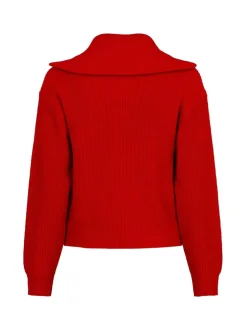 Masja Knit Cardigan, Red, 36