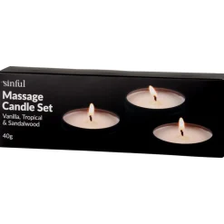 Massagelys Sæt