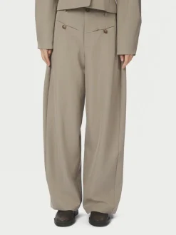 Massie Structure Bukser, Warm Grey, 38