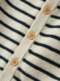 Mast Knit Cardigan, Peyote Melange, 86 cm