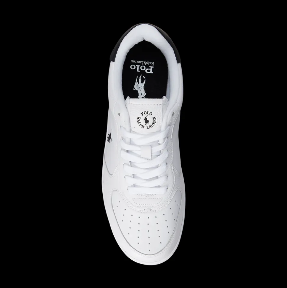 Masters Court Sneakers, White/Black, 45